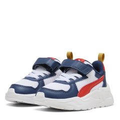 Puma Unisex Kids' Trinity Lite Ac+ Low-Top Trainers WhtFrcRdPrsnBl