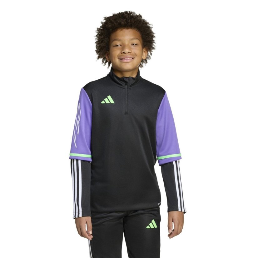 adidas F50 Training Top Juniors Black/Purple