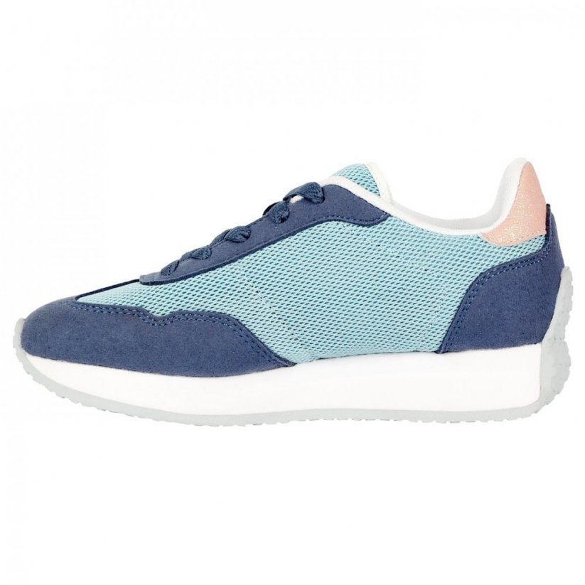 Fabric Trainers Childrens Blue/Pink