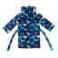 Firetrap Boys Dinosaur Fleece Dressing Gown Black/Blue