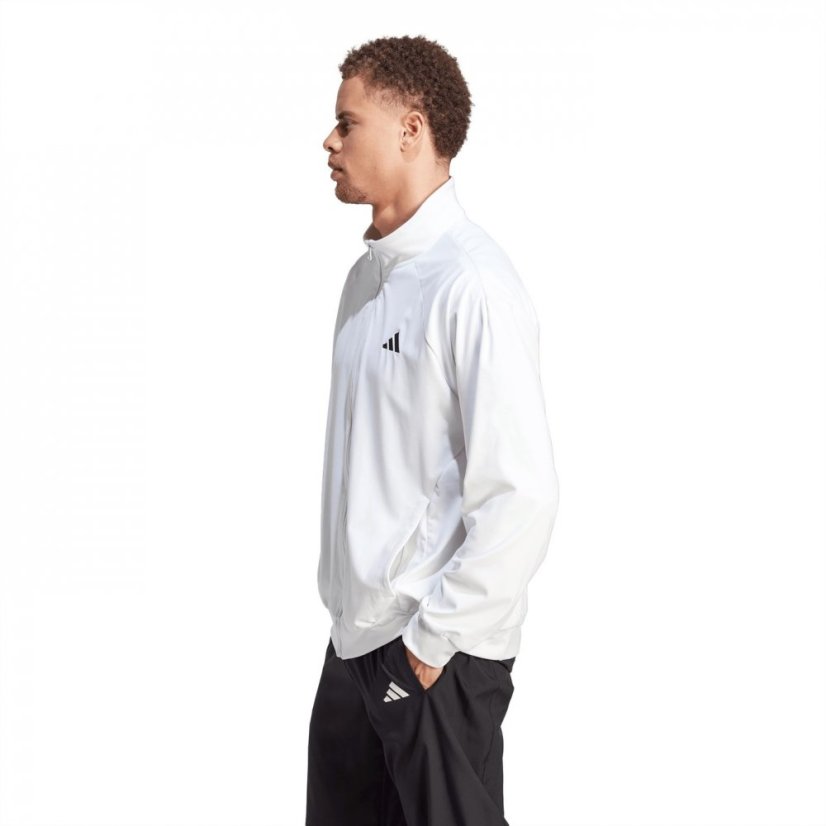 adidas Tennis Velour Pro Jacket Mens White