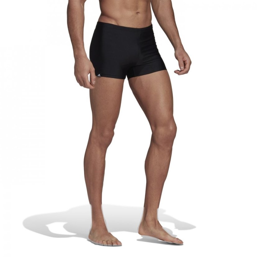 adidas 3 Stripe Boxer Trunks Black/White