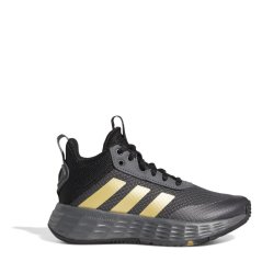 adidas Ownthegame 2.0 K Basketball Trainers Boys Grey Five/Matte