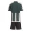 adidas Manchester United Away Mini Kit 2023 2024 Infants Green/White