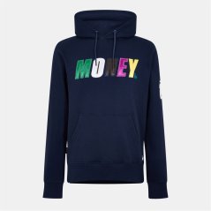 Money Men's Satin Hoodie Navy