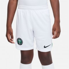 Nike Nigeria Home Match Shorts 2022 2023 Juniors White/Pine Grn
