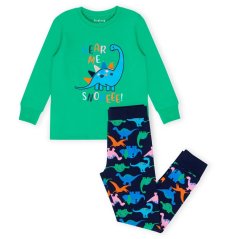 Firetrap Boys Dinosaur Pyjama Set Green/Multi