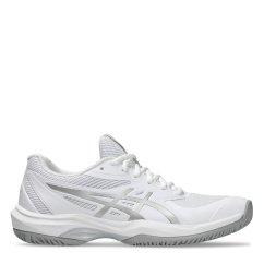 Asics Women's Game Tennis Shoes Wht/Pure Silv