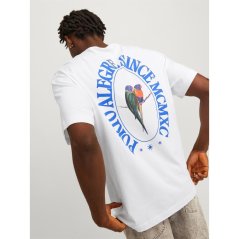 Jack and Jones Men's Regular Fit Short-Sleeve T-Shirt Bright White
