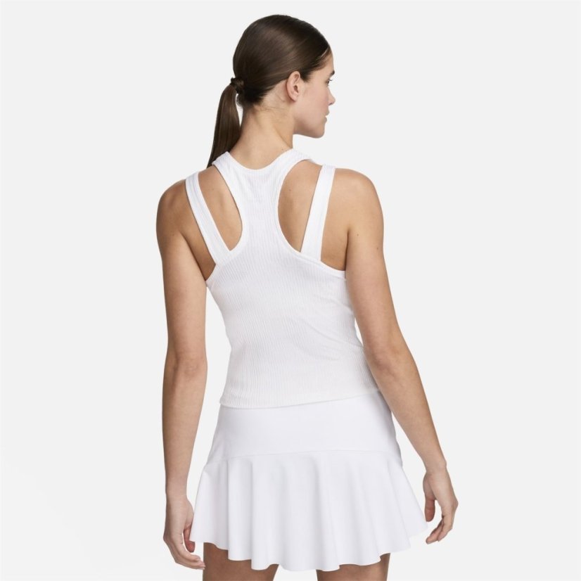 Nike Slam Women's Dri-FIT Tennis Tank Top White/Gold