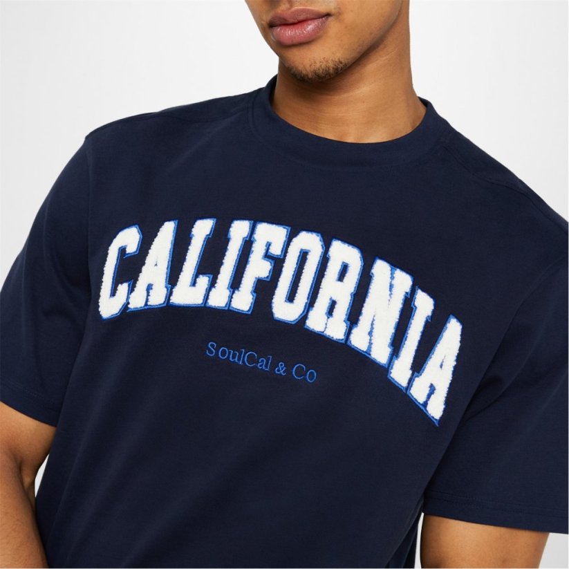 SoulCal USA pánské tričko Navy
