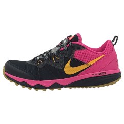 Nike Dual Fusion Running Shoes Womens Black/Orng/Pink