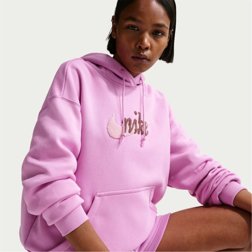 Nike Women's Overhead Hoodie Light Magenta