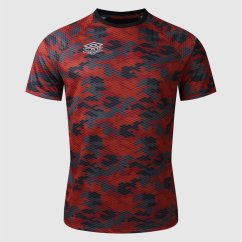 Umbro Men's Pro Short-Sleeve Performance T-Shirt Black/Camo