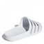 adidas Adilette Aqua Slide Boys White/Silver