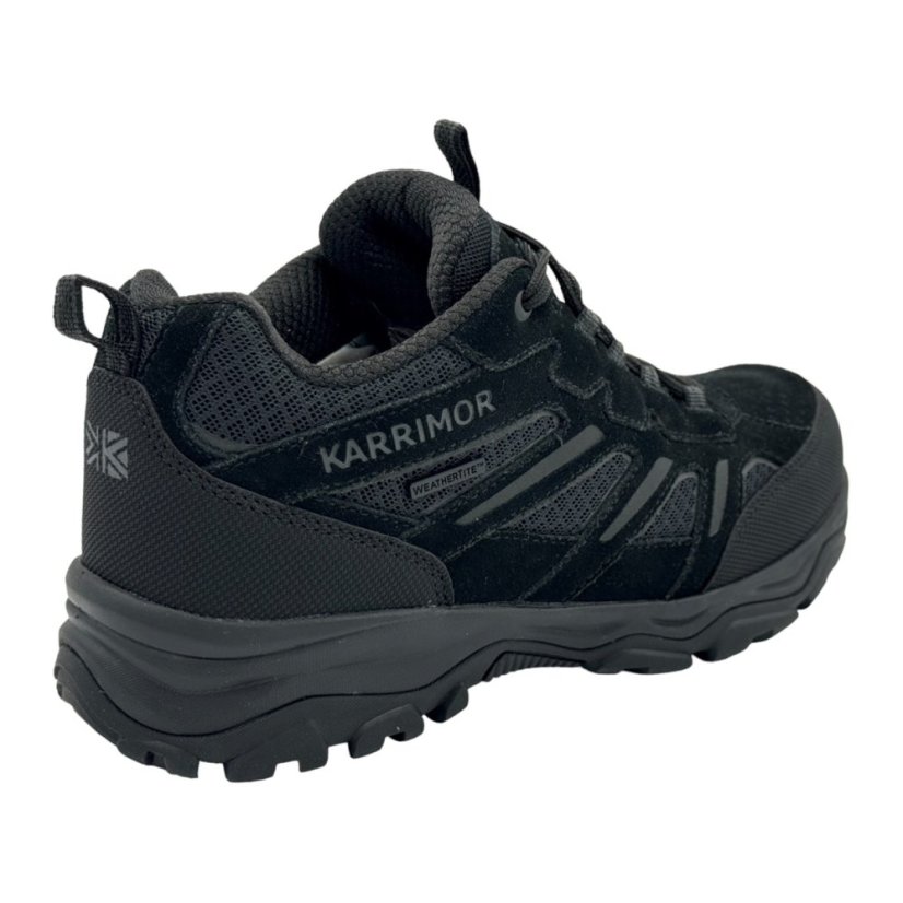 Karrimor Mount Low Ladies Waterproof Walking Shoes Black/Black