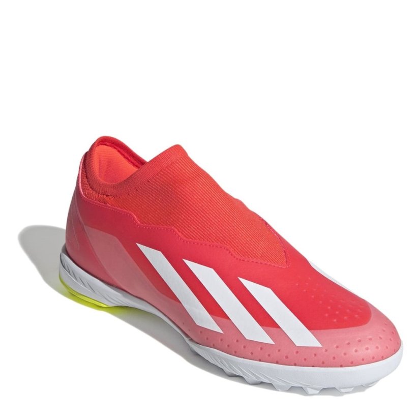 adidas X Crazyfast League Laceless Astro Turf football Boots Solar Red/Ftwr