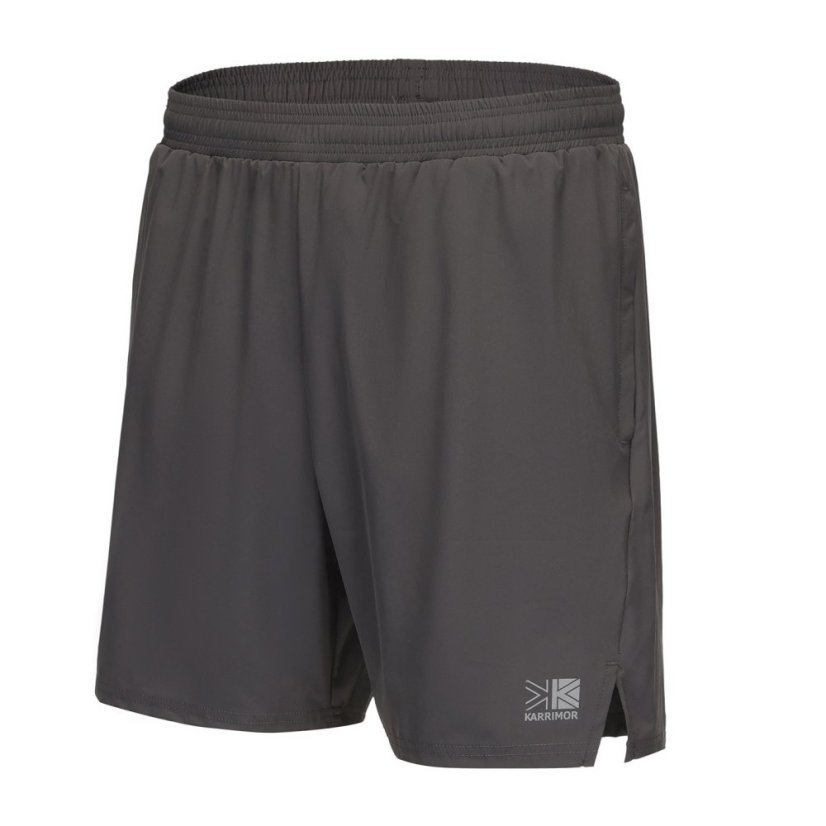 Karrimor 2 in 1 Running pánske šortky Charcoal
