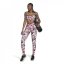 Reebok Lux Bold Camo Print Leggings Womens Gym Legging Semi Proud Pink