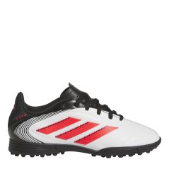 adidas Kids' Copa Pure 3 League Astro Turf Football Boots White/Red/Black