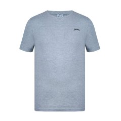 Slazenger Plain pánské tričko Grey Marl