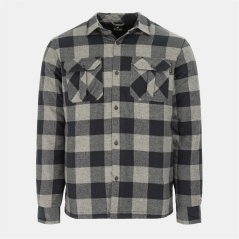 Dunlop Lumber Shirt Mens Grey/Black