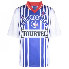 Score Draw Paris Saint-Germain Away Shirt 1993 Adults White/Blue