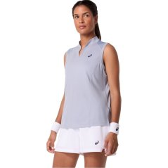 Asics Court Vest Womens Grey Blue