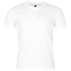 Donnay Three Pack V Neck pánske tričko White