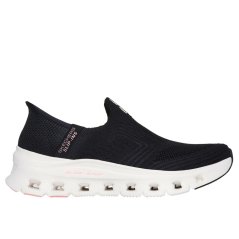 Skechers Engineered Stretch Knit Slip-Ins W Slip On Runners Womens Blk/Pnk