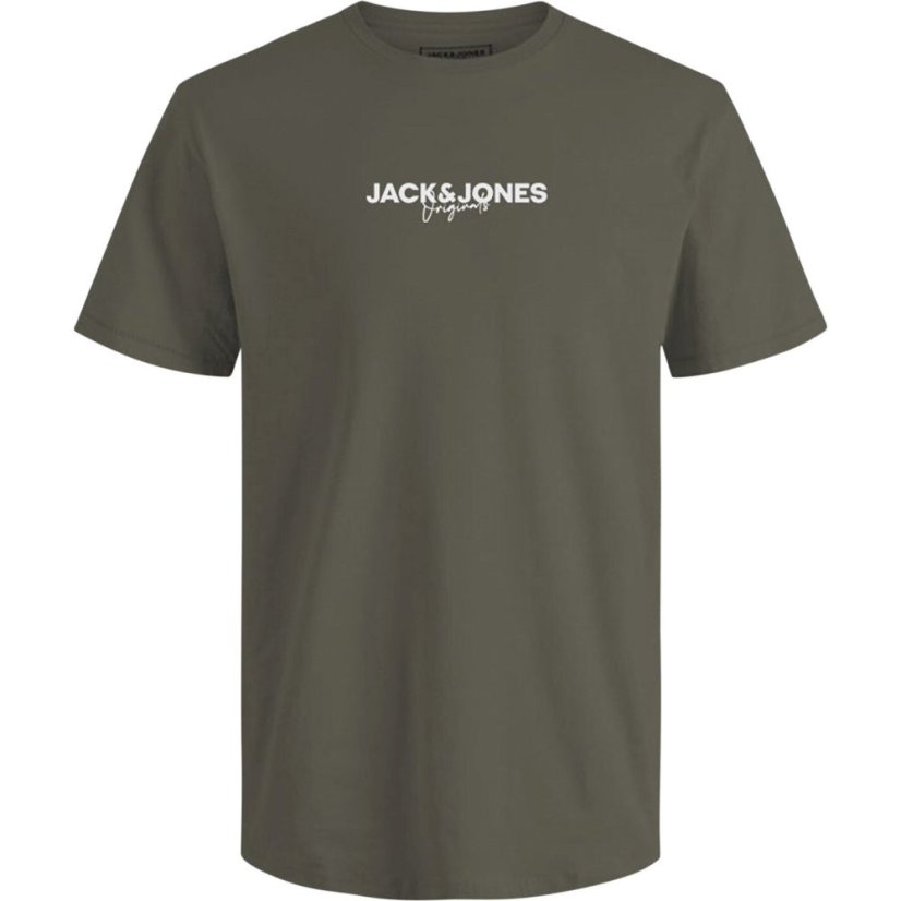 Jack and Jones 5-Pack Short Sleeve pánské tričko White/Grey/Navy/Olive/Beige