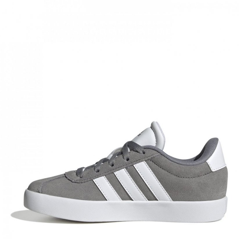 adidas VL Court 3.0 Shoes Junior Boys Grey/White