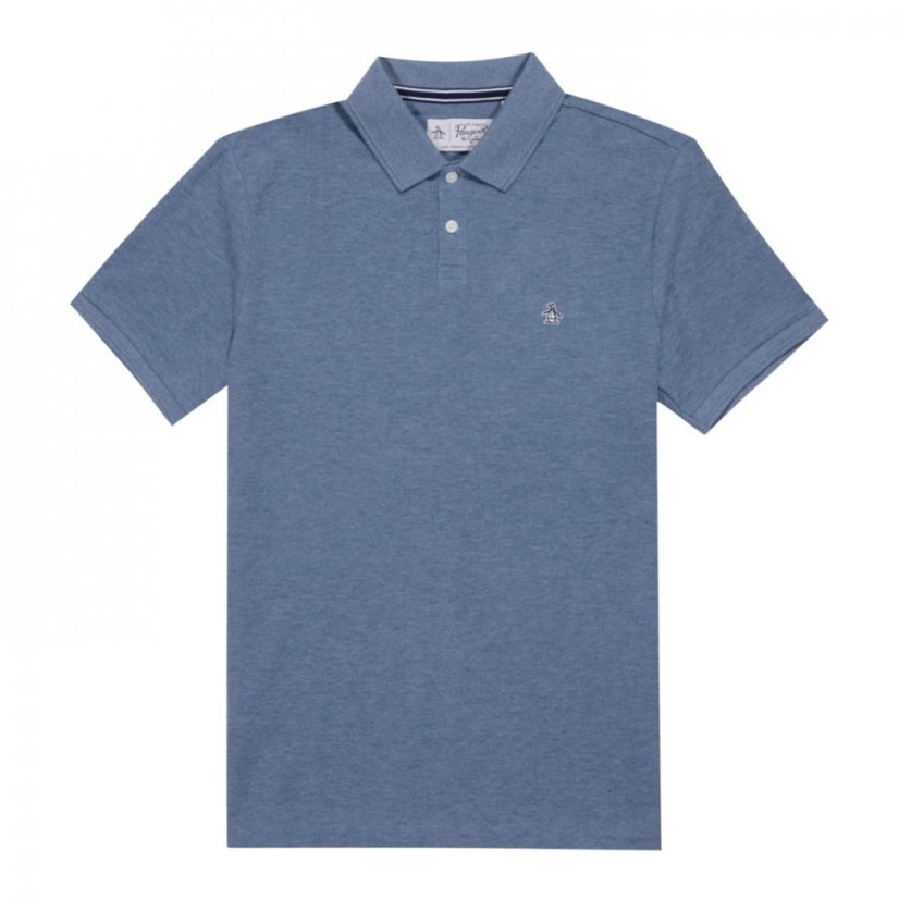 Original Penguin Daddy Polo Shirt Lake Hthr 477