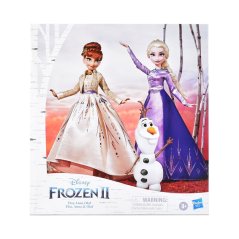 Disney Frozen Elsa Anna and Olaf Fashion Doll Set With Dresses and Shoes Frozen 2 Multi
