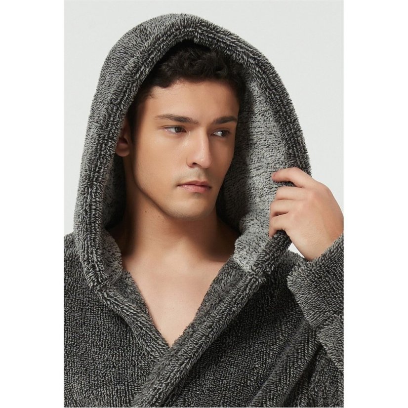 Howick Catonic Dressing Gown Grey