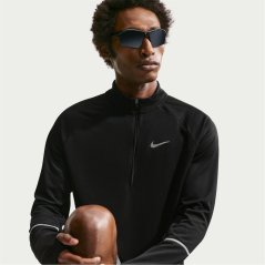 Nike Men's Long Sleeve Performance Running Top Black
