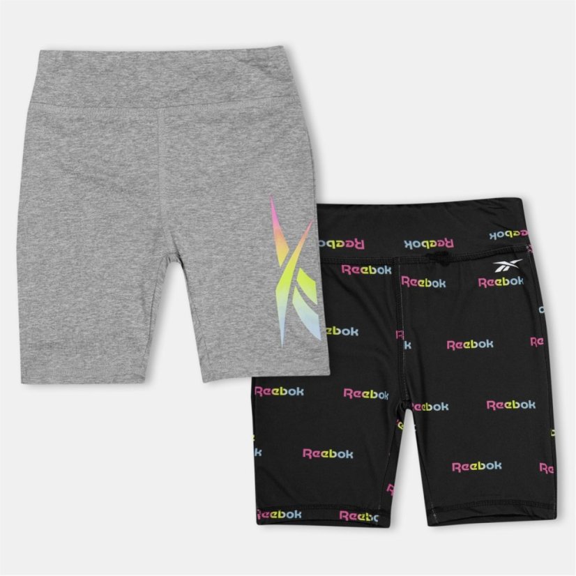 Reebok Kids' Jersey Jogger Shorts Black