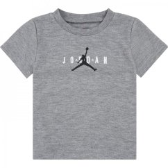 Air Jordan Longline Graphic T Shirt Junior Boys Carbon Heather