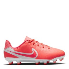 Nike Tiempo Legend 10 Academy Juniors Firm Ground Football Boots Red/White