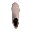 Skechers Angled Side Zip Boot W Memory Foam Heeled Boots Womens Mushroom