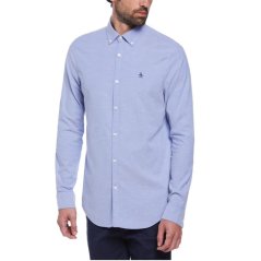 Original Penguin Ecovero Oxford Shirt Amparo Blue