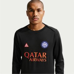 Nike Mens Inter Milan x ACG Pre-Match Drill Top Black/Orange