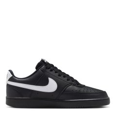 Nike Court Vision Low Trainers Mens Black