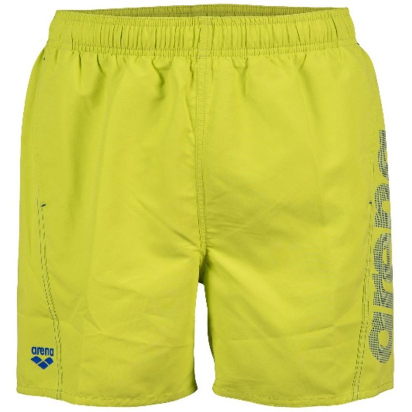 Arena Mens Fundamentals Logo R Beach Boxer Soft Green