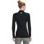 Under Armour Women's Authentics Long-Sleeve Performance Mockneck Gym Top Black