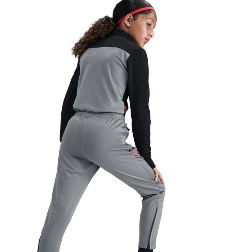 Nike Academy Training Tracksuit Bottoms Juniors Grey/Black