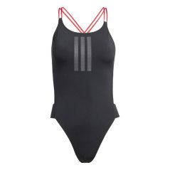 adidas Ripstream 3-Stripes X-Back Swimsuit Black