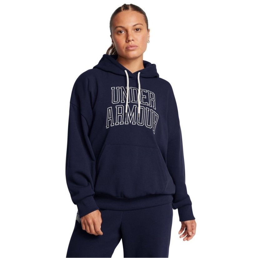 Under Armour Women's Icon Heavyweight Oversized Hoodie Blue