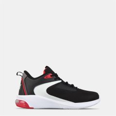 Everlast Men's Swish Lightweight Basketball Trainers Black/White/Red