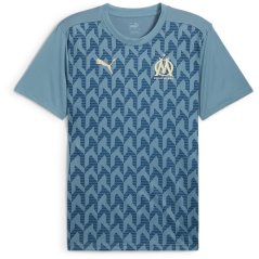 Puma Olympique De Marseille Pre Match Shirt 2024 2025 Adults Blue